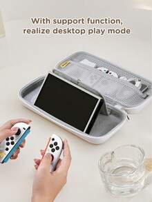 Ayotu Suitable For 2025 New Switch 2 Gold Floral Pattern Game Console Shell And Accessories, Set Includes Protective Case, Storage Bag, Joy-Con Controller Protective Cover And Other Multiple Style Accessories, Autumn Romantic, Ideal Choice For Back To School Gifts - View 8