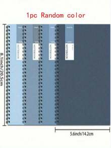 A5 Size, 40 Pages Per Book, Softcover Spiral Notebook - Thick Pages, More Comfortable Writing! - Multicolor - View 11