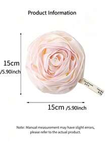 1PC/6PCSlegant Rose‑Shaped Bath Sponge Mesh Loofah, Soft Floral Body Shower Ball, Rich‑Foam Bathing Accessory With Hanging Loop, Gentle Exfoliating Shower Scrubber For Body Cleaning, Lovely Bathroom Supply For Home Daily Bath Use - Multicolor - View 6