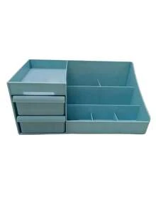 Cosmetic Storage Box, Office Desk Stationery Organizer, Drawer Storage Rack - Multicolor - View 9