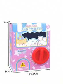 Children's Fun Egg Gacha Machine Doll, Claw Machine, Mini, Doll Twist Machine, Figure Claw Machine Gacha Machine Gift, Birthday Gift, Halloween, Boys & Girls (Accessory Colors Randomly Sent, Manual Measurement May Have Slight Error) - Multicolor - View 9