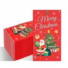 20/40/60PCS Christmas Paper Napkins, Disposable Christmas Guest Towels, Xmas Hand Towels For Bathroom, Christmas Tree Paper Napkins For Holiday Party Table Decor - Christmas - View 2