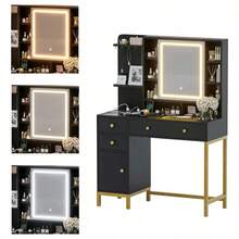Vanities & Vanity Benches - Black - View 3
