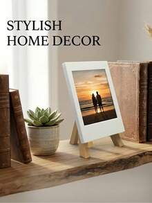 Mini Photo Easel Frame Reusable Desktop Display Stand Multi- Scenario Decorative Gift For Birthday Anniversary Festival Perfect For Friends Classmates - A - View 3