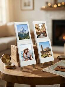 Mini Photo Easel Frame Reusable Desktop Display Stand Multi- Scenario Decorative Gift For Birthday Anniversary Festival Perfect For Friends Classmates - A - View 5