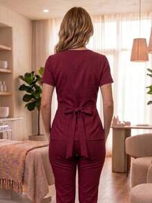 Scrub Sets - Redwood - View 2