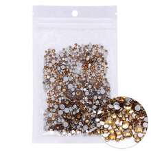 80+ Colors Silver Base Non-Hotfix Mixed Size SS3-SS20 1440pcs High Quality Handmade Rhinestones, Suitable For Wedding Dress Accessories And Other Applications - Silver Base, Mixed Sizes - View 19