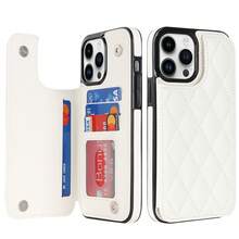 WEFOR Wallet Phone Case For Galaxy S26 S25 S24 S23 S22 Ultra Plus S25EDGE 24 FE, Multi-Card Slot Design, Magnetic Clasp, Built-In Stand, Shockproof Protection Cover, Compatible With IPhone 17 AIR 16e 16 15 14 13 12 11 Pro Max XR XS MAX, Magnetic Design, RFID Anti-Theft Card Slot, Magnetic Phone Protective Case, Shockproof, Unisex - White - View 25