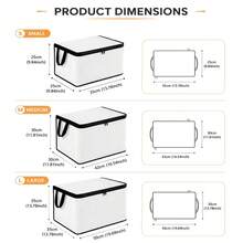 Graffiti Number 67 Football Broken Effect Print Squeezable Storage Box - Squeezable Storage Box With Zipper Flap, Foldable Box Suitable For Book Organization, Underbed Storage, Office And Home Organization, Squeezable Stress Relief Pattern Gift, For Underbed Storage - Multicolor - View 3