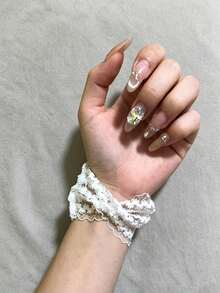 5/4/3/1 Pc Anti-Slip Cuff Straps, Wrist Lace Decorative Bands, Cuff Elastic Band, Suitable For Trench Coats, Sweaters, Jackets, Shirts, Sweatshirt, Suits, Etc., Comfortable And Non-Constricting, Removable Without Sewing, Length Adjustable - Multicolor - View 9