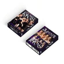 1PC 55pcs Argentina K4OS Girl Group Star K-POP Merchandise LOMO Laser Photocard - MultiWarna - View 7