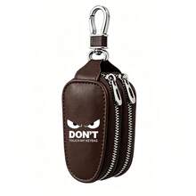 Personalized Creative"Don't Touch My Keybag"Increased Capacity Double-Layerplain Key Bag2D Printingdual Zippermultifunctionalkeystorage Bag,Men's Gift - Multicolor - View 15