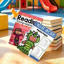 Sight Word & Reading Comprehension Practice Notebooks, Beginning Readers, Simple Sentences, High Frequency Words, Reading Fluency, Word Recognition, Short Passages, Answering Questions, Vocabulary & English Reading Skills - Reading & Sight Word Practice - View 9