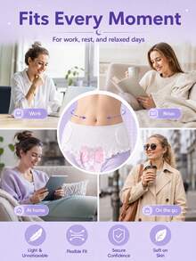 5/20pcs Sanitary Pads Pants, Overnight, Easy On/Off Design, Hook & Loop Closure, Quick Absorption, Ultra-Thin Soft Cotton, Suitable For Heavy Flow, Primarily For Night Use, Also Suitable For Daytime - Period Pants - No Need to Take Them Off - View 10