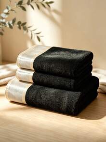 1PC/3pcs Microfiber Towel Set, Soft & Absorbent, Lint-Free, Daily Home Use, Bathroom, Shower, Hair Drying, Sports, Outdoor Travel, Beauty Salon, Autumn Decor, Halloween Gift - Multicolor - View 11