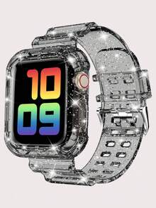 Glitter Clear Black