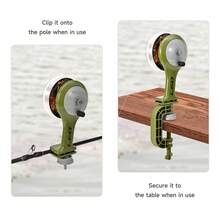 LEOFISHING Dual-Purpose Fishing Line Winder Spooler Machine Dual Use Table & Rod Clamp Fishing Reel Spooling Tool For Spinning Baitcasting Reels - Olive Green - View 9