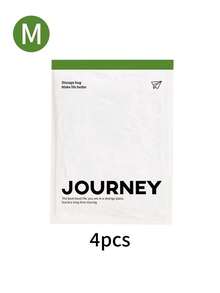 手捲式旅行壓縮袋－無需氣泵，透明收納袋，可存放毛巾、襪子、化妝品等－升級磨砂表面，多種尺寸可選，適合學校使用，可存放學習用品等 - 彩色 - 查看 12