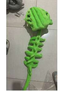 Dog Cat Pet Dinosaur Skeleton Costume Soft Plush Tyrannosaurus Rex Halloween Outfit 3D Dinosaur Bones - Multicolor - View 19