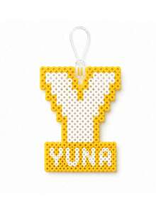 Ayotu Customized Personalized Letter Luggage Tags & Backpack Charms Keychains - Pixel Beads Style Luggage Identification Tags, Fuse Beads Travel Identification Tags, Includes Customized Letters & Lanyards, Pixel Style Art, Pet Identification Tags, Travel Essentials, Travel Storage Bag Accessories, Customizable Luggage/Backpack Decorations, Suitable For Men & Women Travel Use, Great Choice For Graduation Travel Gifts - Multicolor - View 16