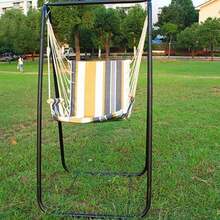 Outdoor Hammock Swing Frame (Excluding Hammock Chair), Cradle Frame, Indoor Balcony Swing Chair Frame, Metal Support Frame,Height 145cm - Black Without Chair - View 9
