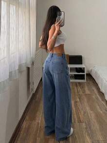 Women Jeans - Light Blue - View 5