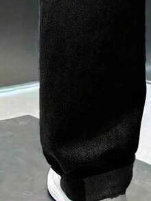 Celana Jeans Denim Motif Kartun untuk Remaja Laki-laki, Gaya Baru Musim Semi - Hitam - View 5
