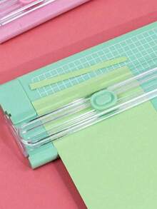 1 cái máy cắt giấy A4 hai mặt đa năng cầm tay di động có thước, phù hợp cho văn phòng, trường học và học tập - A - Xem 10