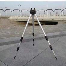 1.8m/2.1m Extendable Fishing Rod Set / Color Randomly Sent; Foldable Tripod Stand 120cm / Fishing Rod Holder - Multicolor - View 3