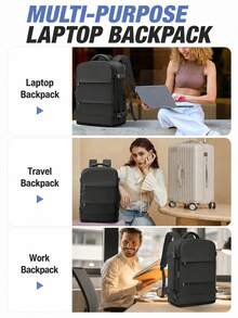 Large Capacity Travel Vacuum Backpack, Practical Laptop Bag, Fits 14-15.6 Inch Laptop, Vacuum Compression Backpack With Manual Air Pump, Suitable For Daily Casual Use, Unisex Travel Backpack, Size 40*30*20cm, Features Dry/Wet Separation Pocket & Comfortable Back Design, Suitable As Carry-On Luggage, Unisex, Men's Women's Commuter Backpack, Outdoor Backpack, Campus Backpack, Commuter Backpack, Travel Backpack, Weekend Bag - Multicolor - View 12