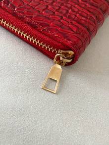 Ladies' Long Folding Wallet, Multi-Slot Card Bag, European And American Retro Fashion Multi-Functional Large-Capacity Spliced Hand-Held Bag Wallet - Multicolor - View 7
