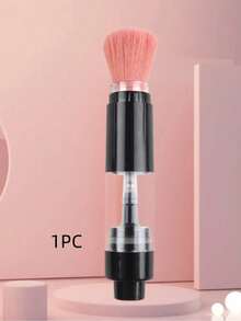 1pc Retractable Makeup Brush Set, Portable Makeup Tool, Replaceable Brush, Soft Bristles, Blush Brush, Contour Brush, Powder Brush, Makeup Tool, Vegan, Foundation Brush, Suitable For Professionals And Beginners, Great Gift For Girlfriend - Multicolor - View 9