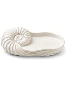 1pcins Elegant Shell-Shaped Storage Tray, Creative Artistic Desktop Decor, Can Hold Jewelry, Earrings, Necklaces, Keys, Small Accessories, Home Vanity, Entryway, Desktop Organizer, High-Quality Texture, Atmospheric Home Decor, Practical Storage Display Item - Multicolor - View 10