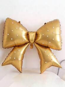 1 Set Of Pearl Bow Balloons, Including 1 Butterfly Balloon+24 Pearl Decorations+1 Pc Glue, Decorative Balloons, Party Atmosphere Decor, Scene Props, Suitable For Wedding Decor, Proposal, Date Photo Props, Indoor/Outdoor Decor, Bridal Shower, Birthday - Multicolor - View 16