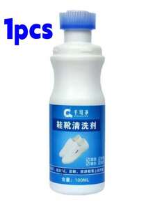 1 Bottle Waterless Shoe Polish Cleaner, Whitening Cleaning Liquid, Fast Cleaning And Polishing Shoes, Easy To Carry - A - View 7