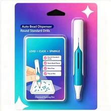 1 Set Diamond Painting Accessories Pen, Automatic Bead Dispenser, No Glue/Wax Needed, Easy One-Handed Operation, Suitable For Beginners And Professionals, Smooth Bead Flow And Anti-Clogging, Great Gift For Diamond Painting Enthusiasts - Multiple Styles - View 8