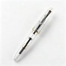Bút máy Jinhao 9019 Demonstrator thân acrylic trong suốt, ngòi F, kèm túi đựng bút bằng vải đỏ, quà tặng viết văn phòng - 9019 - Xem 22