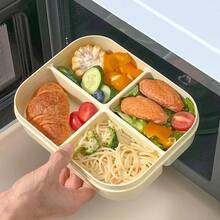 Hộp bento cho người lớn, hộp đựng cơm trưa dùng được trong lò vi sóng, hộp đựng đồ ăn vặt chống rò rỉ có nắp, hộp chuẩn bị bữa ăn có ngăn chia, hộp đựng thực phẩm nhiều ngăn, hộp bento nhiều ngăn, hộp đựng cơm trưa bằng nhựa, hộp cơm kiểu Nhật, hộp đựng thực phẩm du lịch - Nhiều màu - Xem 8