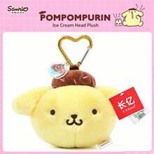SANRIO Genuine Sanlio Ice Cream Kuromi Doll Pendant Melody Bag Backpack Plush Keychain Girl Birthday Gift - Multicolor - View 13