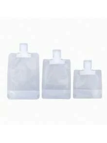 1pc/3pcs Travel Essential Portable Lotion Dispensing Bag - White - View 5