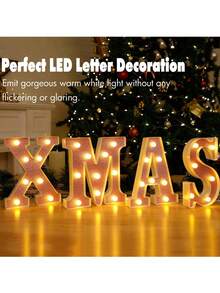 22CM/8.66IN Large LED Glowing Letters/Numbers, Pink Flashing LED Letter Lights, Includes 26 Letters, 0-9 Numbers, Pink Glowing Letters, Battery Powered, Flashing Letter Lights, Suitable For Party, Desktop, Wall Decoration - Baby Room Decoration - Autumn Home Decor - Halloween Decoration - Pink - View 11