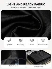 Plus Size Men's Outdoor Sports Casual Stand Collar Baseball Jacket, Solid Color Zipper Lightweight Thin Fabric Jacket, Regular Fit Black Winter - Black - View 12