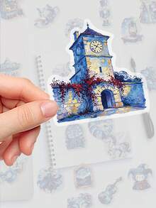 50pcs Fun And Creative PET Multi-Purpose Stickers-Decorative Stickers Perfect For Office Chairs, Laptops, Planners, And Suitcases. Ideal For Party Gifts, Rewards, And Holiday Gifts. - Multicolor - View 5