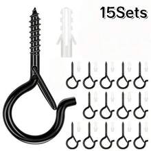 1Set/5/10/15/20Sets Q-Shaped Spring Hook Eye Hook With Safety Lock For Plants, Bonsai, Hanging Lights, String Lights, Holiday Decorations - Durable Hook - Multicolor - View 17