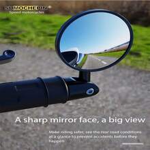 Motorcycle Retro Modified Handlebar Mirror Full Angle Folding Rearview Mirror Motorcycle Rearview Mirror Handlebar Mirror Reflective Mirror CFMOTO 250NK Baboon UY125 Modified Handlebar Mirror - Multiple Styles - View 4
