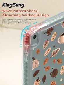 Kingsung Casing Pelindung Tablet Akrilik Motif Daun Musim Gugur & , Slot Pena Terintegrasi, Kompatibel dengan Pad Mini6/Mini7/9.7/10.2/10.9/Pro 11, Pad Air 8(M4)2026(11-Inch), Pad 10 2022(10.9-Inch), Pad 11(A16) 2025(11-Inch) dan Model Lainnya. - MultiWarna - View 5