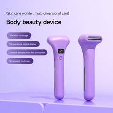TOUCHBeauty Electric Gua Sha Massage Beauty Device, Constant Temperature Hot Compress & Vibration Massager With Digital Display, Timed Shutdown, For Face Neck Back Leg Body Skin Lifting & Muscle Relaxation ,1200mAh - Multicolor - View 13