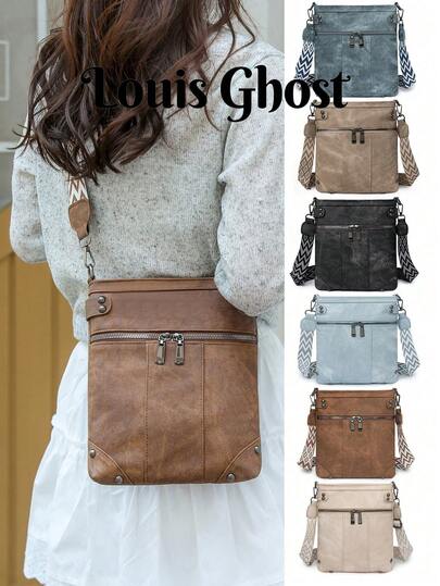 Women's Crossbody Bag, Large Capacity Fabric Bag, New Shoulder Bag, Women's Casual Backpack, Middle-Aged Mom Bag, Women's Bag, Crossbody Bag, New Bag, Fabric Bag, Shoulder, Large Capacity, Fashionable Mom Bag, Suitable For Commuting, Travel And Tourism