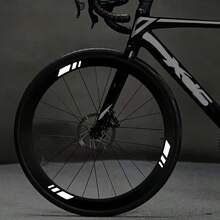1 Set Of 16 Personalized Leisure And Sports Bicycle Wheel Stickers, Bicycle Decoration Stickers Suitable For Mountain Bikes, Road Bikes, And Student Bikes, Personalized Modified Wheel Stickers - Multicolor - View 4