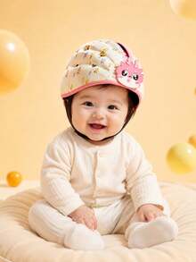 1pc Baby Toddler Learning To Walk Hat, Head Cushioning Inner Lining, Breathable Thin All-Season Soft Protective Cap For Infants And Toddlers - Multicolor - View 4